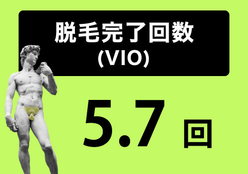 脱毛完了回数(VIO)